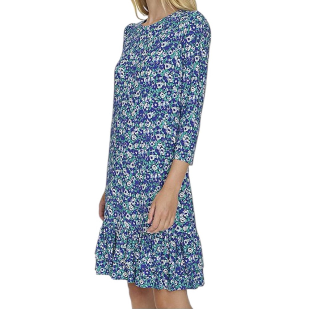 NWT Harper Rose Floral‎ Ruffle Hem Shift Dress Size 16